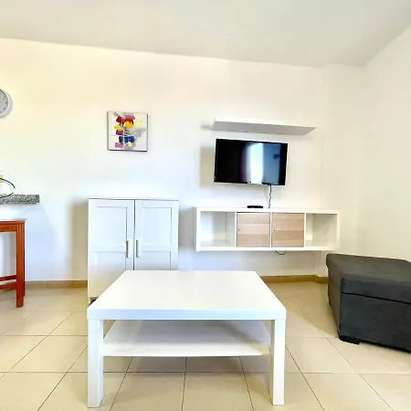 Lägenhet Estudio Con Bonita Vista, Wifi,piscina,cerca Playa Em Tenerife Sur Costa Adeje (Tenerife)