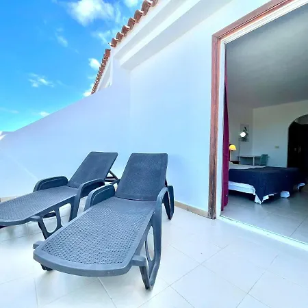 Lägenhet Estudio Con Bonita Vista, Wifi,piscina,cerca Playa Em Tenerife Sur Costa Adeje (Tenerife)