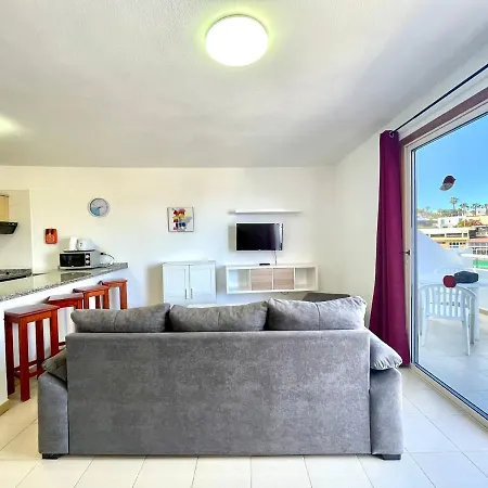 Lägenhet Estudio Con Bonita Vista, Wifi,piscina,cerca Playa Em Tenerife Sur *