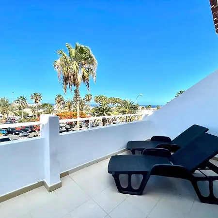 Estudio Con Bonita Vista, Wifi,piscina,cerca Playa Em Tenerife Sur Lägenhet *