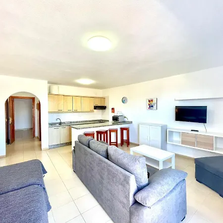 Estudio Con Bonita Vista, Wifi,piscina,cerca Playa Em Tenerife Sur Lägenhet *